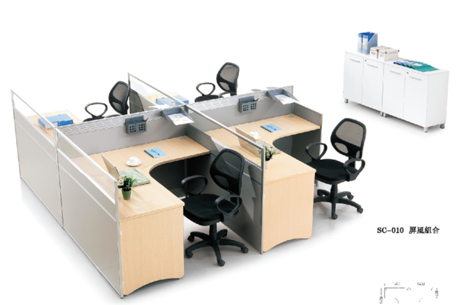 賬務室4人位連體辦公桌椅廠家直銷 賬務室4人位連體辦公桌椅廠家直銷