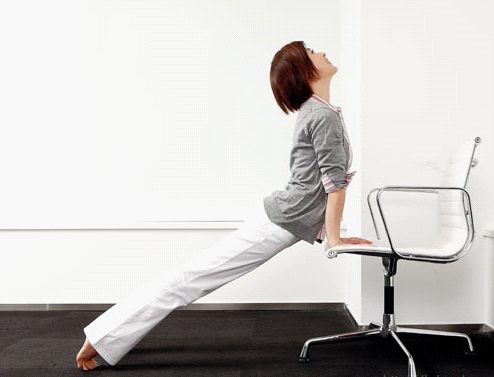 如何利用辦公椅練瑜伽 如何利用辦公椅練瑜伽