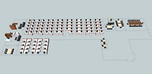 深圳西鄉1000平米辦公空間辦公家具實景圖 深圳西鄉1000平米辦公空間辦公家具實景圖
